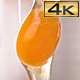 Raw Egg White and Egg Yolk Dripping Down - VideoHive Item for Sale