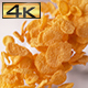 Handful of Falling Cornflakes - VideoHive Item for Sale