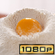 Egg Yolk Rolling Down the Pile of Flour - VideoHive Item for Sale