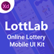 LottLab - Online Lottery Mobile App UI Kit - ThemeForest Item for Sale
