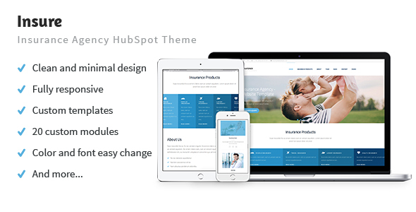 Insure - Insurance Agency HubSpot Theme