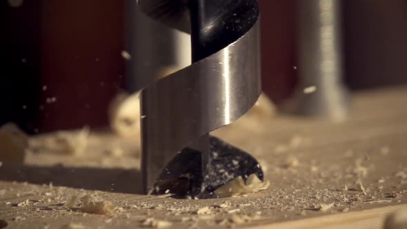 Working With Power Tools Slow Motion