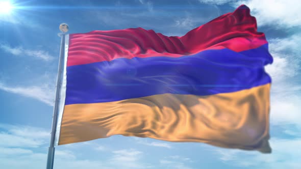 4K 3D Armenia Flag