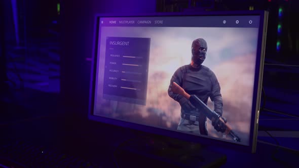 Playing In Terrorists Team And Selecting Insurgent Character In PC Action Game alt