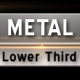 Metal Lower Third - VideoHive Item for Sale