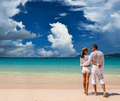 Couple in white on a beach - PhotoDune Item for Sale