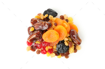 Tasty dried fruits isolated on white background / Photodune, Misc