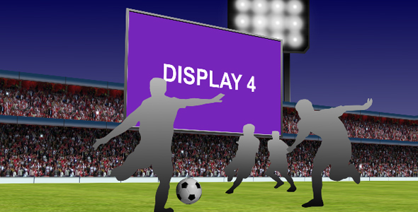 Soccer Promo 3D Scene