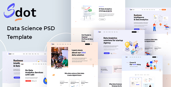 Sdot  - Data Science & Analytics PSD Template