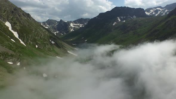 Cloud Covering the Bottom of the Valley