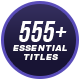 Titles and Lower Thirds Pack // 555+ Animations - VideoHive Item for Sale