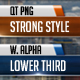 Strong Style Lower Third - VideoHive Item for Sale