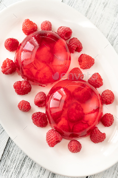 Raspberry gelatin dessert / Photodune, Misc