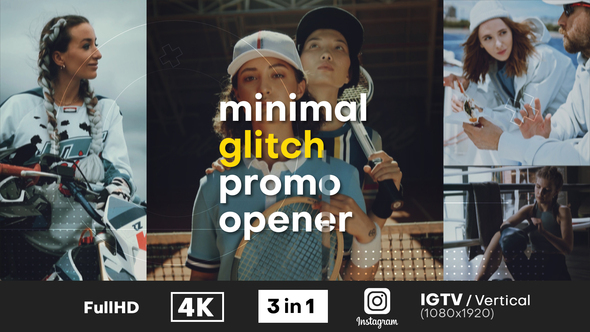 Minimal Glitch Promo Opener