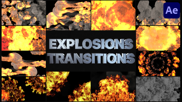 Explosion Transitions | After Effects alt