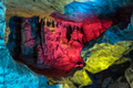 Red colored stalagmites and stalactites in the Cango Caves - PhotoDune Item for Sale