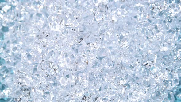 Abstract background of clear rhinestones spinning