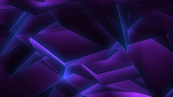 Neon Poly Lines Background Loop 4K