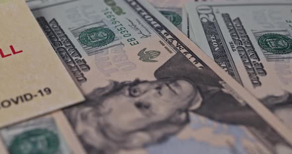 Stimulus Deal Includes Individual Checks Virus Economic Stimulus Plan US Dollar Cash Banknote on