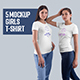 5 Mockups Girls T-Shirt - GraphicRiver Item for Sale