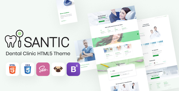 Santic - Dental Clinic HTML5 Theme, Doctor Directory