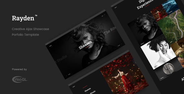 Rayden – Creative Ajax Portfolio Showcase Slider Template