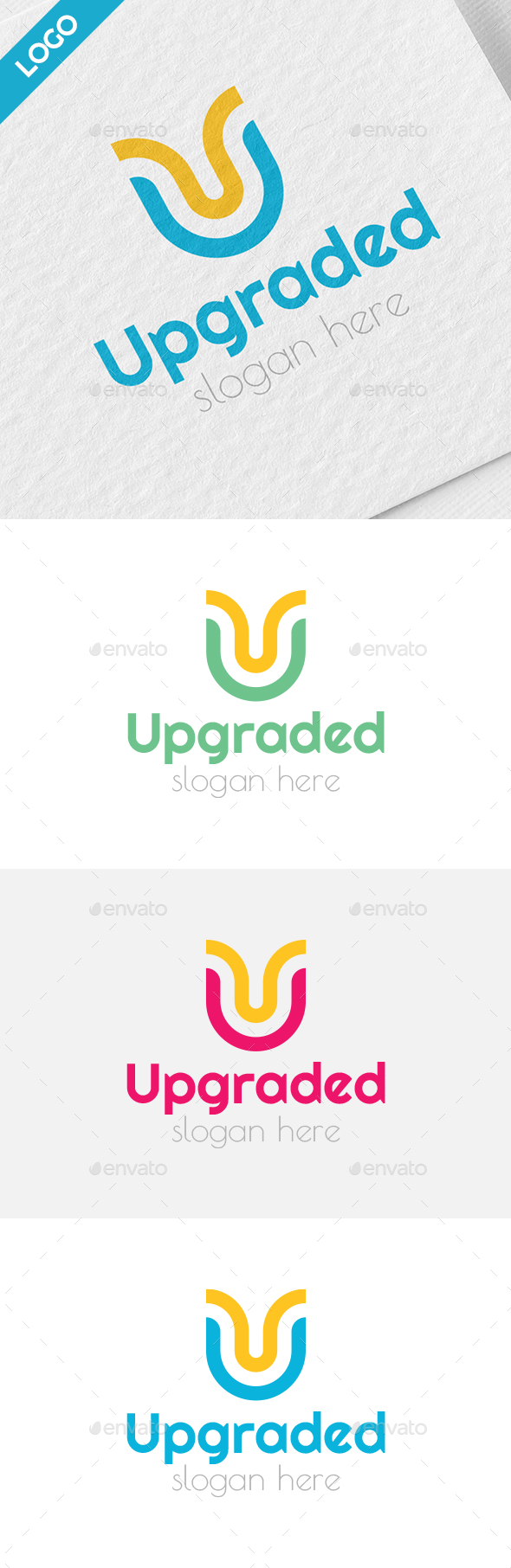 Upgraded U Letter Logo