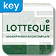 Lotteque - Vegan Presentation KEY Template - GraphicRiver Item for Sale
