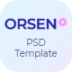 Orsen - Creative Agency PSD Template - ThemeForest Item for Sale