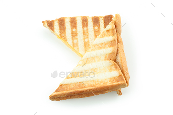 Tasty grilled sandwich isolated on white background / Photodune, Misc