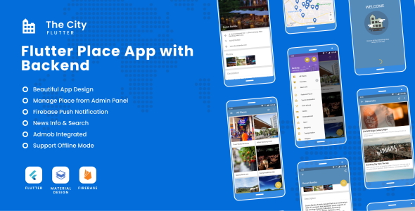 The City Flutter - Place App with Backend 3.1
