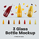 3 Mockup Glass Juice Bottle.   7 Juice Samples - GraphicRiver Item for Sale