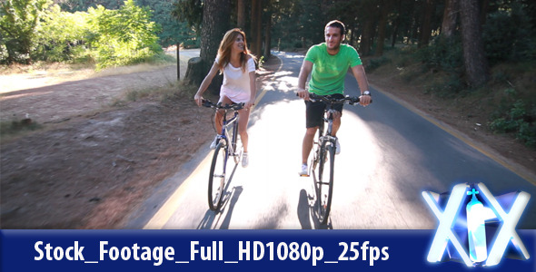 Couple Riding Bicycles alt