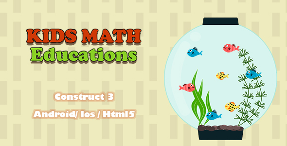 Kids Math Educations - HTML5 Game (Construct 3)