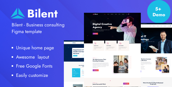 Bilent - Business Consulting Figma Template