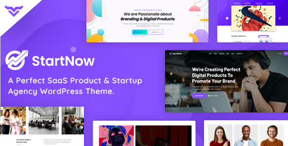 StartNow - Product & Agency WordPress Theme
