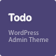 Todo - WordPress Admin Theme & Login Page - CodeCanyon Item for Sale