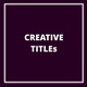 Creative Titles - VideoHive Item for Sale