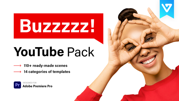 Youtube Pack Buzzz | Premiere Pro