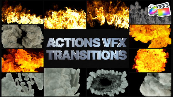 Smoke And Fire Transitions | FCPX alt