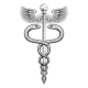 Caduceus Vintage Doctor Medical Snakes Symbol - GraphicRiver Item for Sale