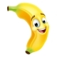 Banana Fruit Cartoon Character Emoji Mascot - GraphicRiver Item for Sale