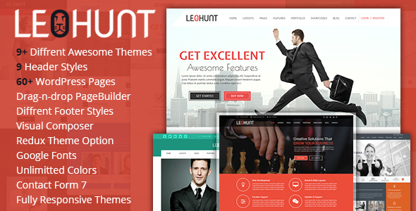 LeoHunt – Responsive MultiPurpose WordPress Theme