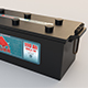 Accumulator battery for car. Big battery truck. Acid battery 12 volts supply, black color. - 3DOcean Item for Sale