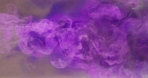 Ink Water Drop Color Mist Flow Purple Fume Mix