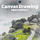 Canvas Drawing Photo Effect - GraphicRiver Item for Sale