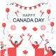 20 Happy Canada Day Celebration Illustration - GraphicRiver Item for Sale