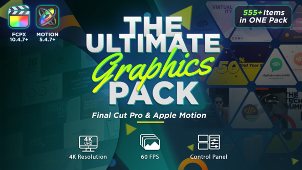 The Ultimate Graphics Pack - Final Cut Pro X & Apple Motion