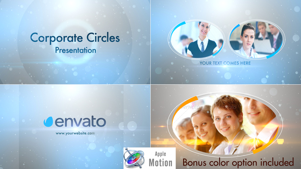 Stylish Corporate Circles Presentation - Apple Motion
