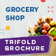 Grocery Shop Trifold Brochure - GraphicRiver Item for Sale